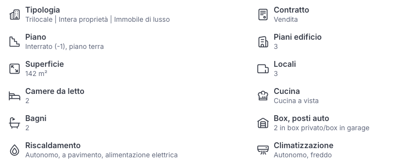 Trilocale, via Verdi Rovato